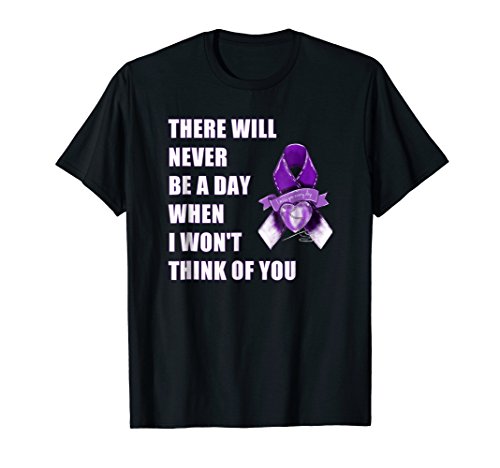 Overdose Awareness Purple Ribbon Graphic T-Shirt